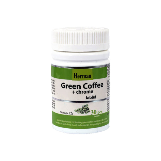 Green Coffee + Chrome Tablet