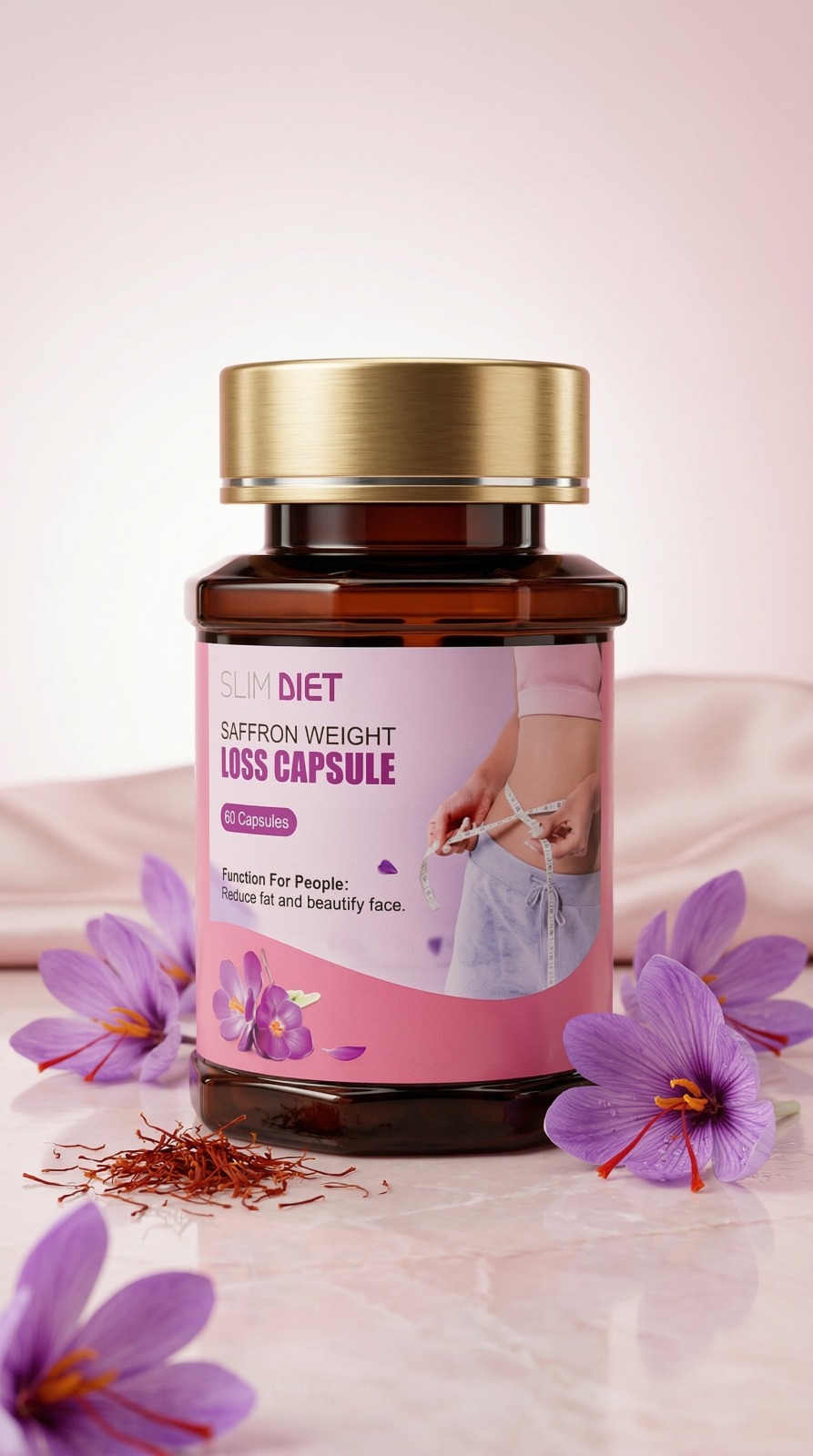 Slim Diet Saffron Weight Loss Capsule